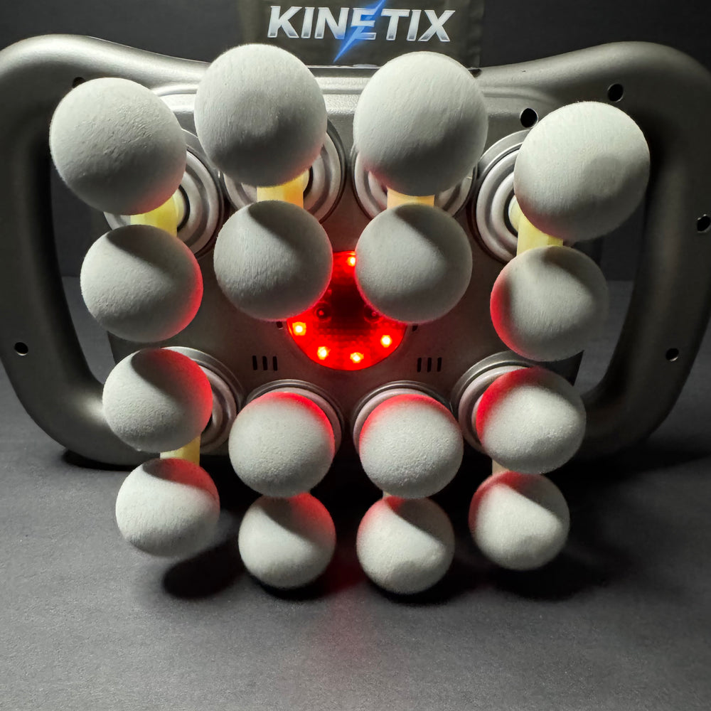 Kinetix™ – Massage Gun Professionnel 16 Têtes | Récupération Sportive, Bien-être & Relaxation Premium