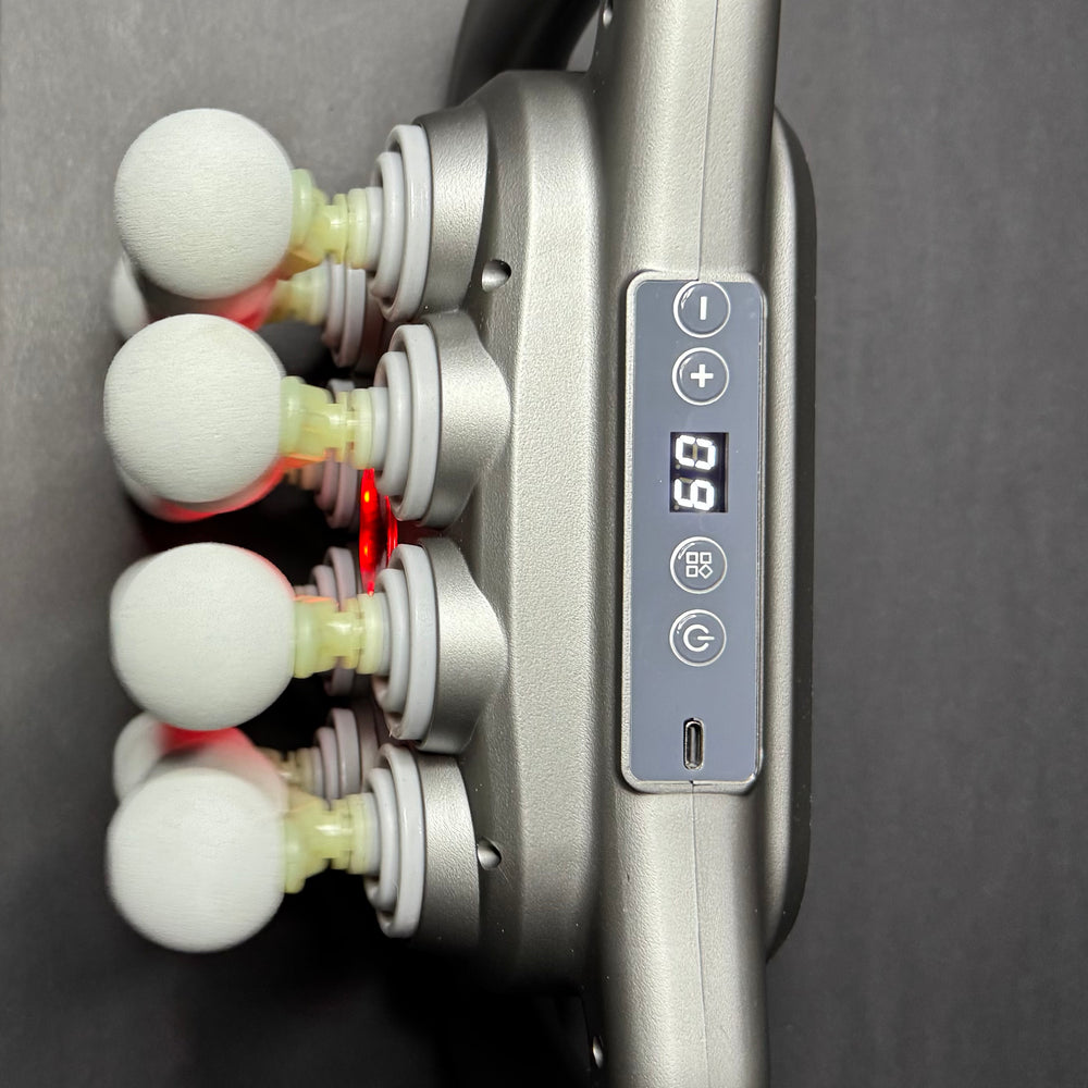 Kinetix™ – Massage Gun Professionnel 16 Têtes | Récupération Sportive, Bien-être & Relaxation Premium