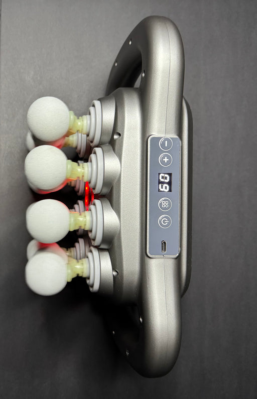 Kinetix™ – Massage Gun Professionnel 16 Têtes | Récupération Sportive, Bien-être & Relaxation Premium