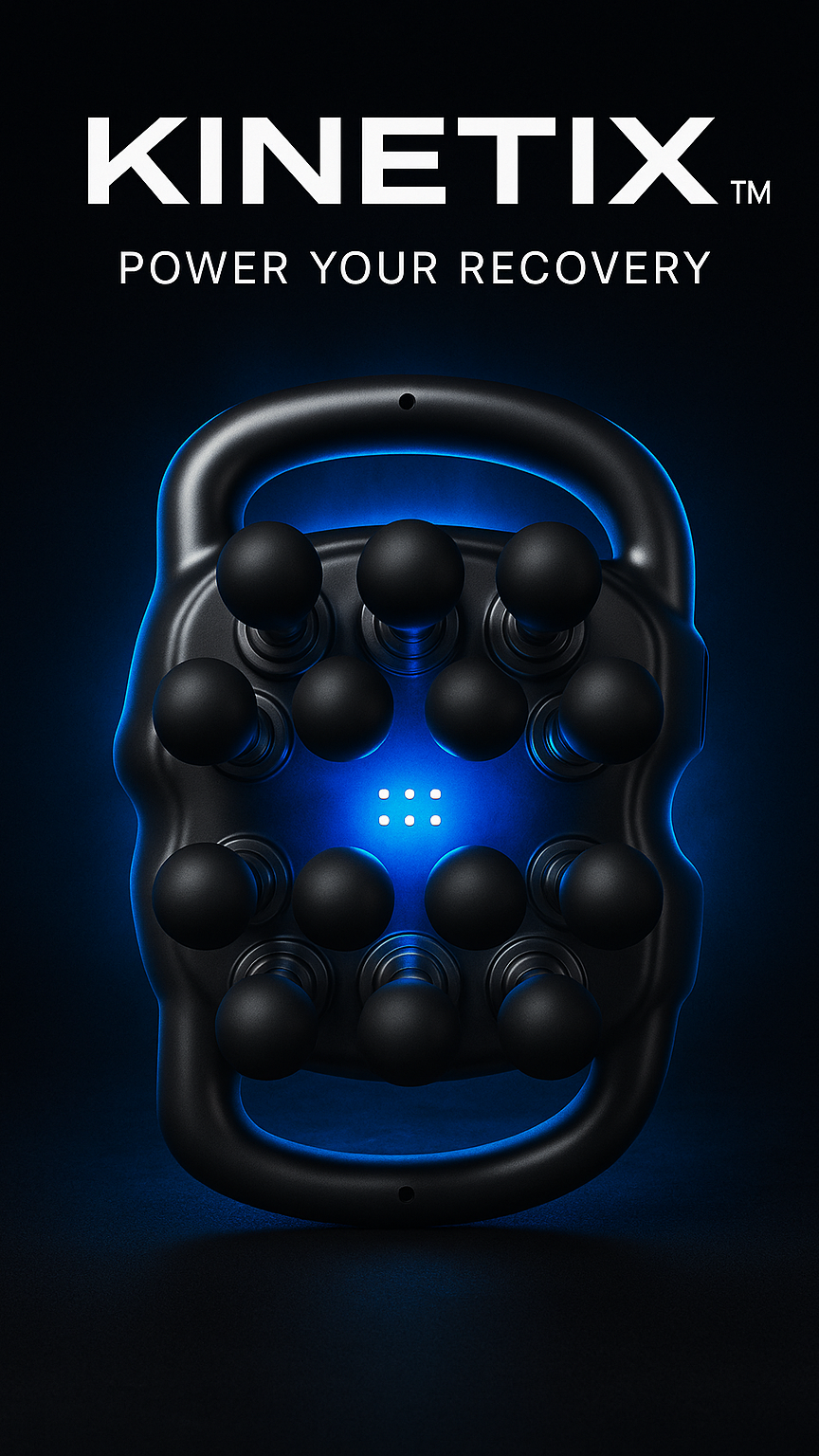 Kinetix™ – Massage Gun Professionnel 16 Têtes | Récupération Sportive, Bien-être & Relaxation Premium